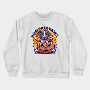 "Pumpkin Paws" Halloween special design Crewneck Sweatshirt